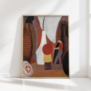 still life with mechanical man circa 1924 1929 helen torr high quality print