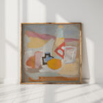 still life with orange bottle and inkwell 1934 sasza blonder high quality print