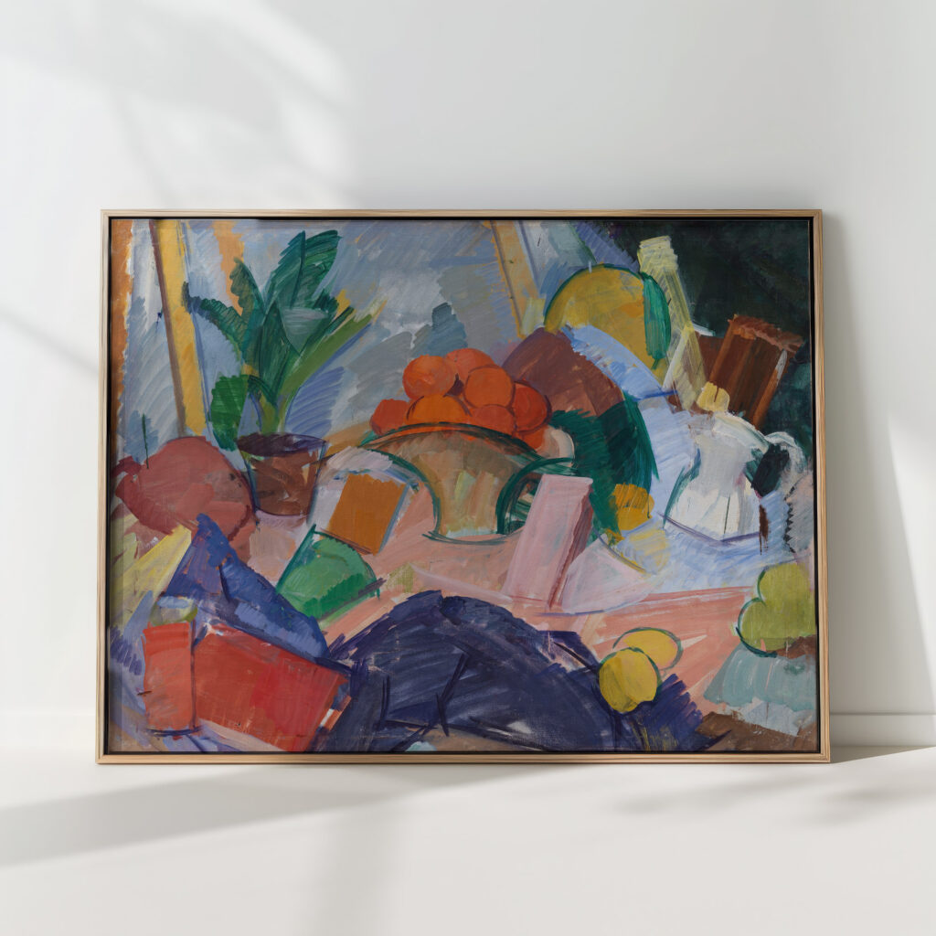 still life with oranges in a basket 1922 1923 edvard weie high quality print