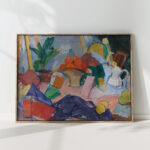 still life with oranges in a basket 1922 1923 edvard weie high quality print