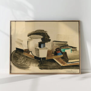 still life with pipe 1913 roger de la fresnaye high quality print