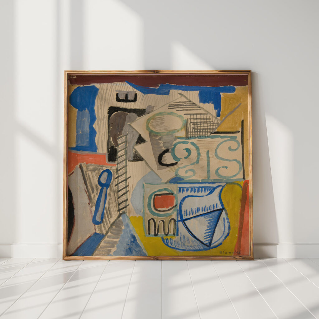 still life with spoon 1937 sasza blonder high quality print