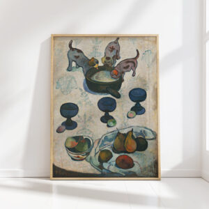 still life with three puppies 1888 paul gauguin high quality print