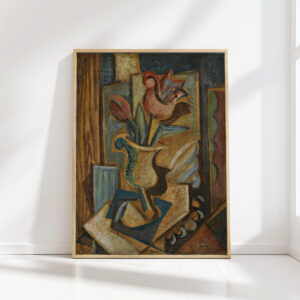 still life with tulips antonin prochazka high quality print