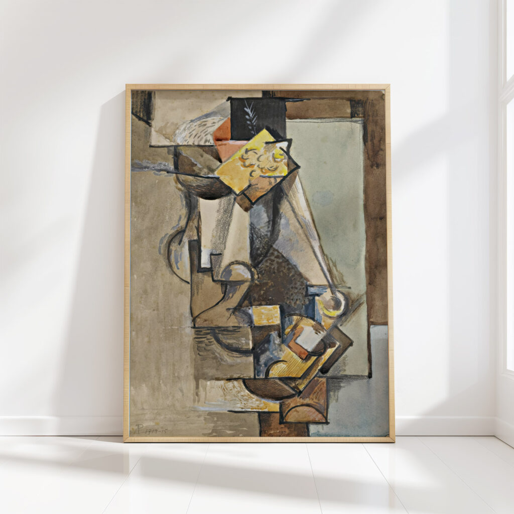 still life with vase and flower 1914 15 antonin prochazka high quality print