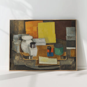 still life with yellow square 1913 roger de la fresnaye high quality print
