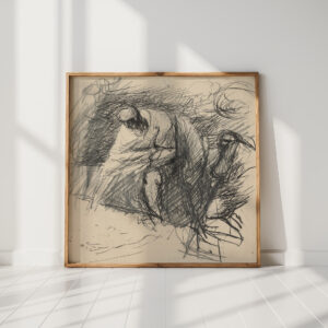 stooped old man 1940 1944 jan novak high quality print