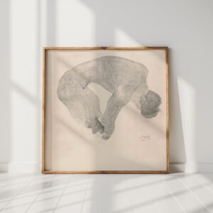 stooping nude man 1924 reijer stolk high quality print