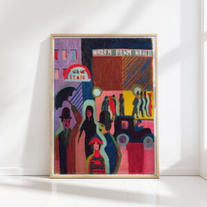 store in the rain 1927 ernst ludwig kirchner high quality print