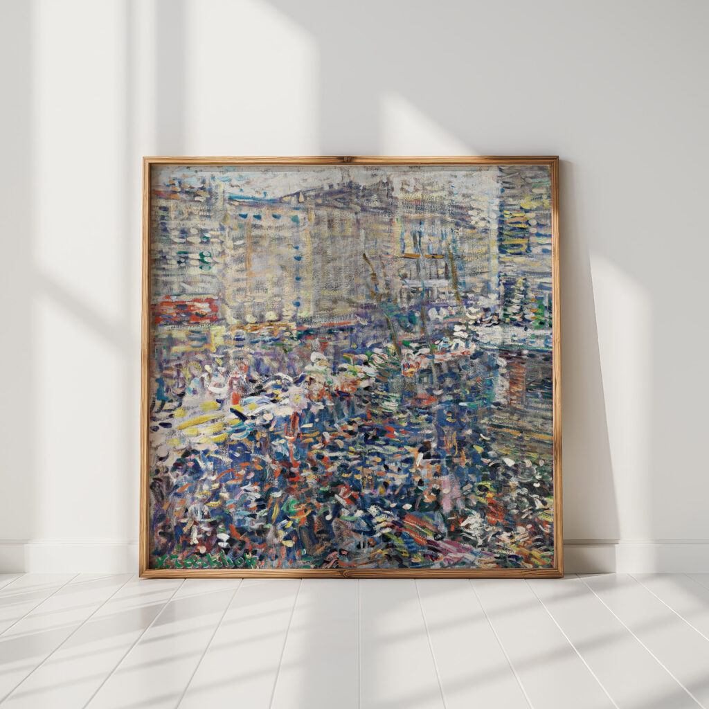 street carnival paris nikolai alexandrovich tarkhov high quality print