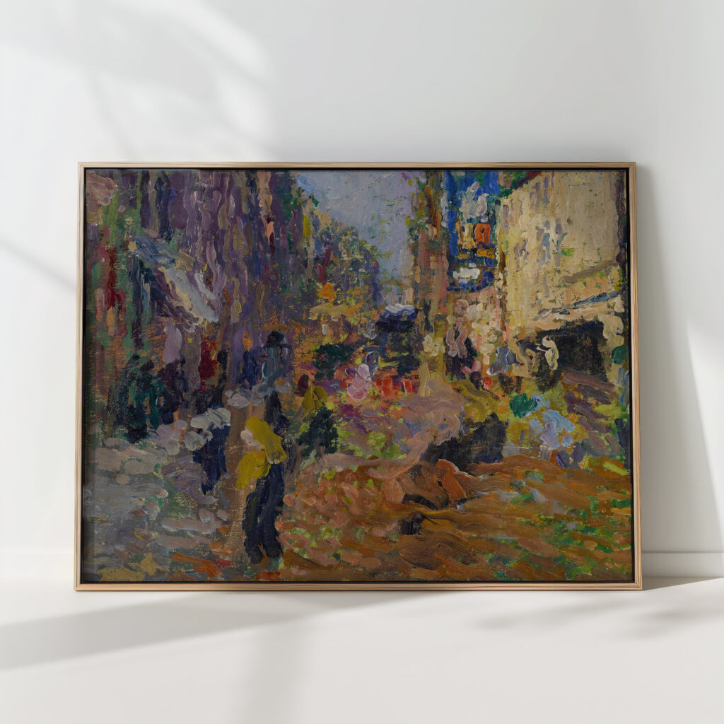 street scene henri martin high quality print