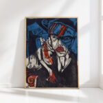 struggles pains of love 1915 ernst ludwig kirchner high quality print