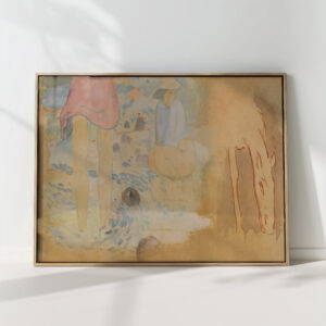 studies of women and horse paul gauguin high quality print