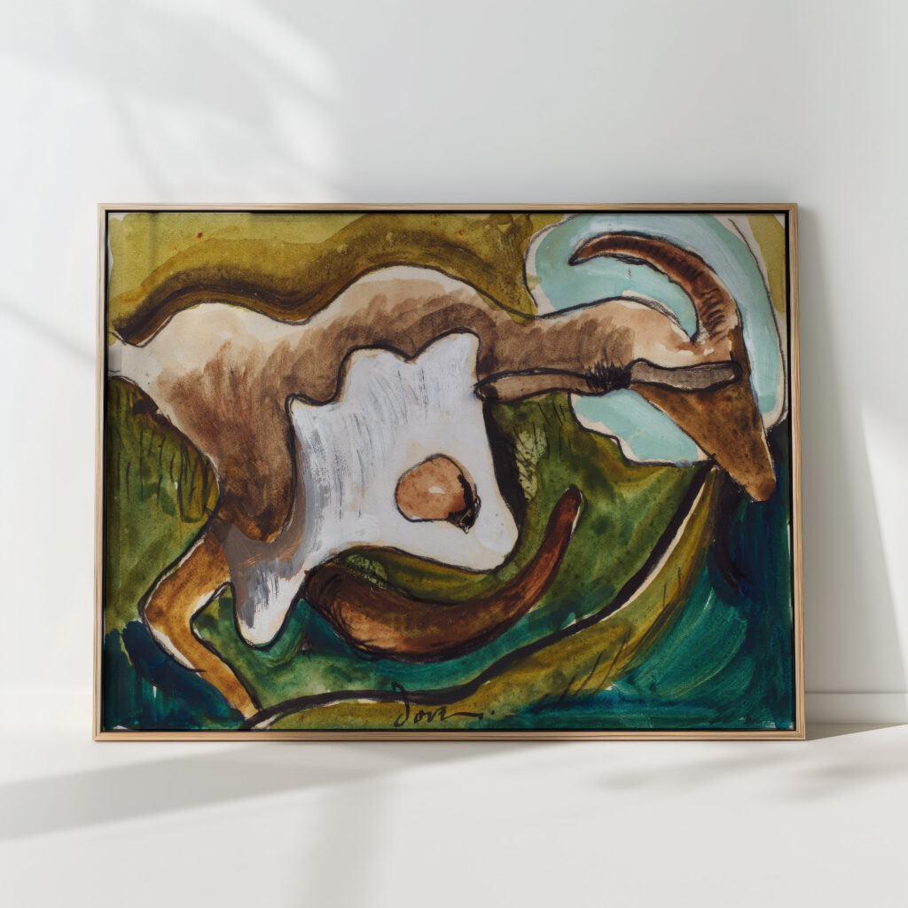study for goat circa 1934 arthur dove high quality print