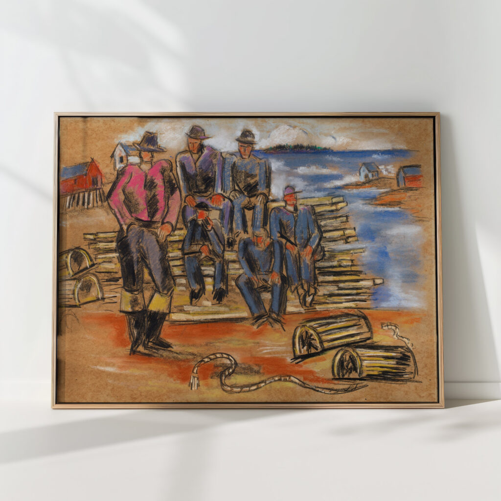 study for lobster fishermen 1940 marsden hartley high quality print