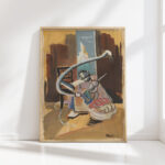 study for painting in a circus setting 1936 cyprian majernik high quality print