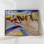 study for winter no ii 1911 wassily kandinsky high quality print
