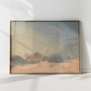 study near harlech castle cornelius varley high quality print