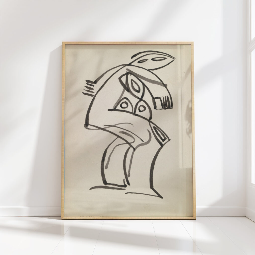 study of a female figure 1910 1915 henri gaudier brzeska high quality print