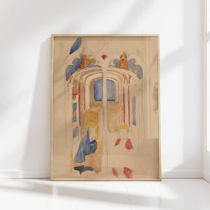 study of the annunciation edwin austin abbey high quality print