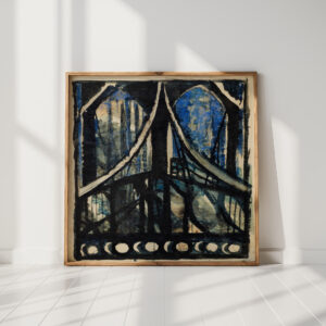 study of the brooklyn bridge 1922 joseph stella high quality print
