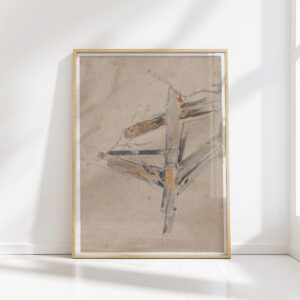 study of wooden animal trap 1855 1860 friedrich carl von scheidlin high quality print