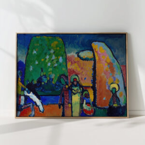 study on improvisation no 2 funeral march 1909 wassily kandinsky high quality print