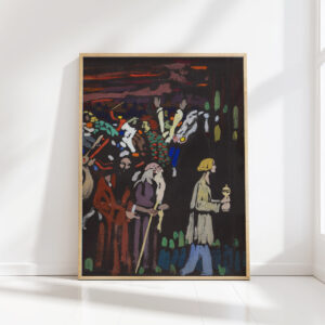study on panic 1907 wassily kandinsky high quality print