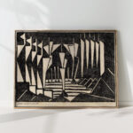 stylized sailboats 1915 jacoba van heemskerck high quality print