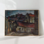 suburbs of the city 1928 konstantin bauer high quality print