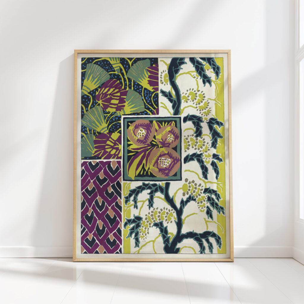 suggestions for fabrics and carpets pl18 1923 emile allain seguy high quality print