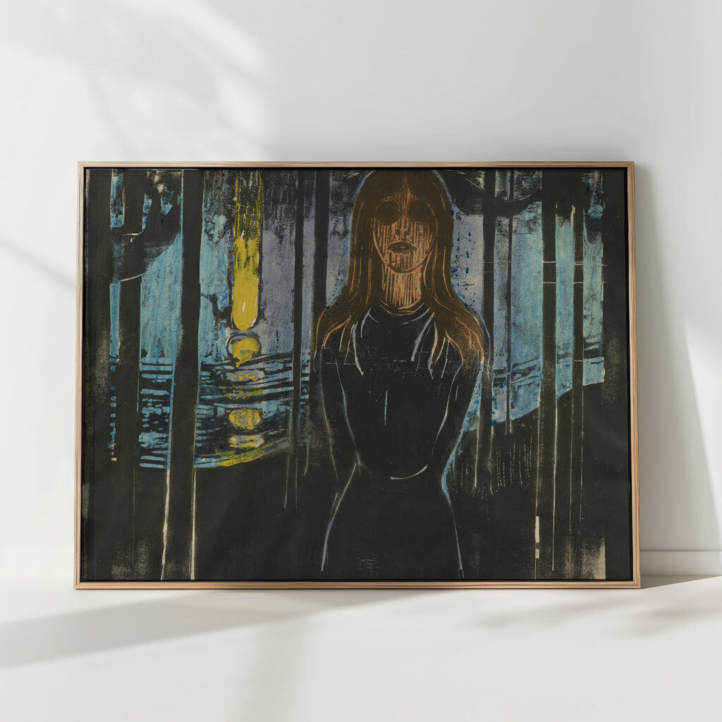 summer night the voice 1896 edvard munch high quality print