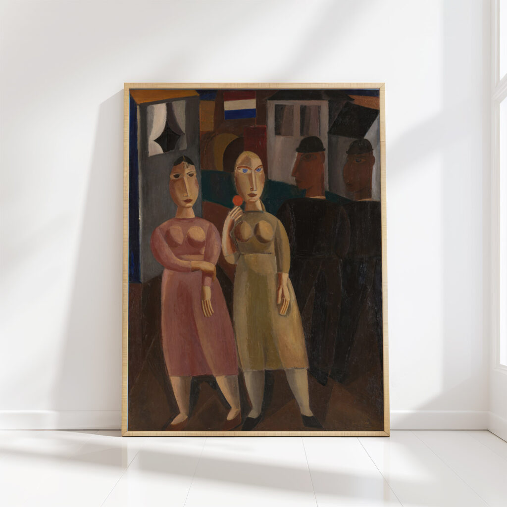sunday 1921 gustave de smet high quality print