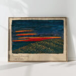 sunset 1 around 1921 karl wiener high quality print
