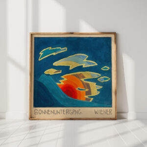 sunset around 1923 karl wiener high quality print