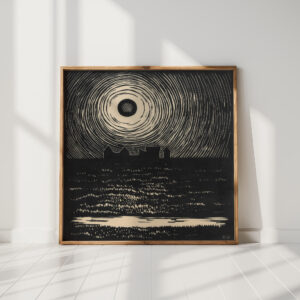 sunset around 1929 karl wiener high quality print