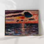 sunset borkum 1928 alexej von jawlensky high quality print