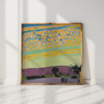 sunset in pittsburgh 1927 maurice denis high quality print