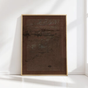 sunset in red and brown 1879 1880 james abbott mcneill whistler high quality print
