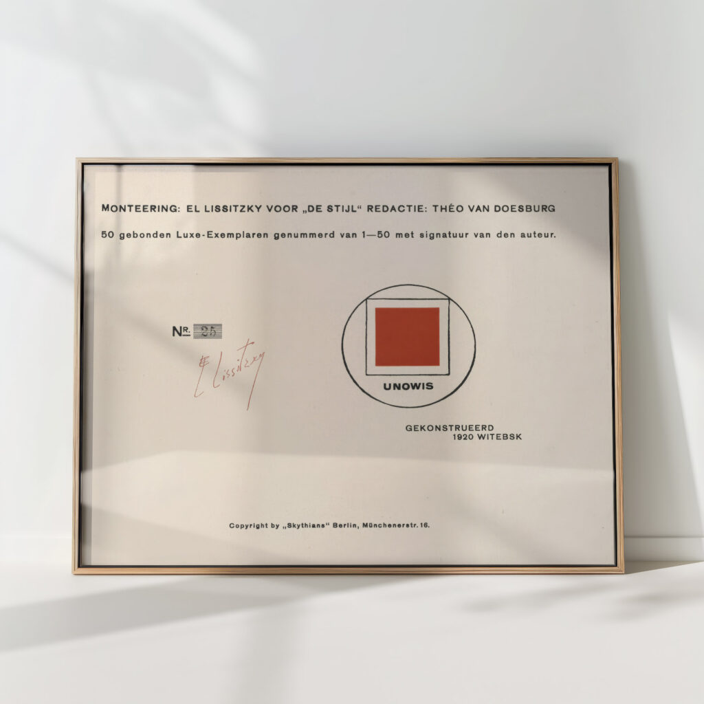 suprematist transition of two bad wires in 6 constructions pl 11 1922 el lissitzky high quality print
