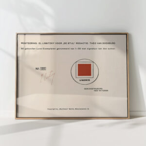 suprematist transition of two bad wires in 6 constructions pl 11 1922 el lissitzky high quality print