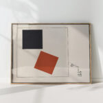 suprematist transition of two bad wires in 6 constructions pl 7 1922 el lissitzky high quality print