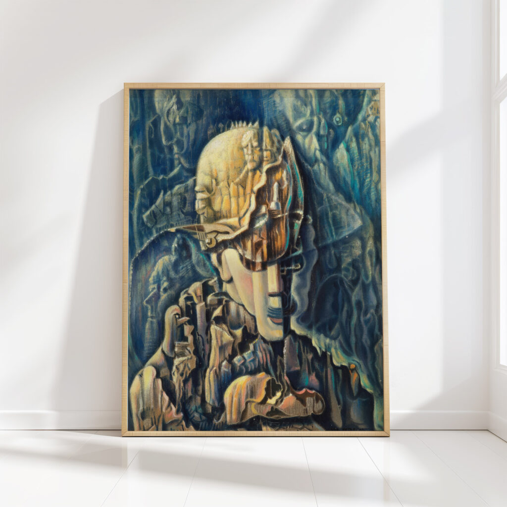 surreal portrait 1938 benjamin f berlin high quality print