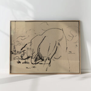 swine before amersfoort 1915 rik wouters high quality print