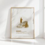 the 10 commandments guidance minimalist christian print