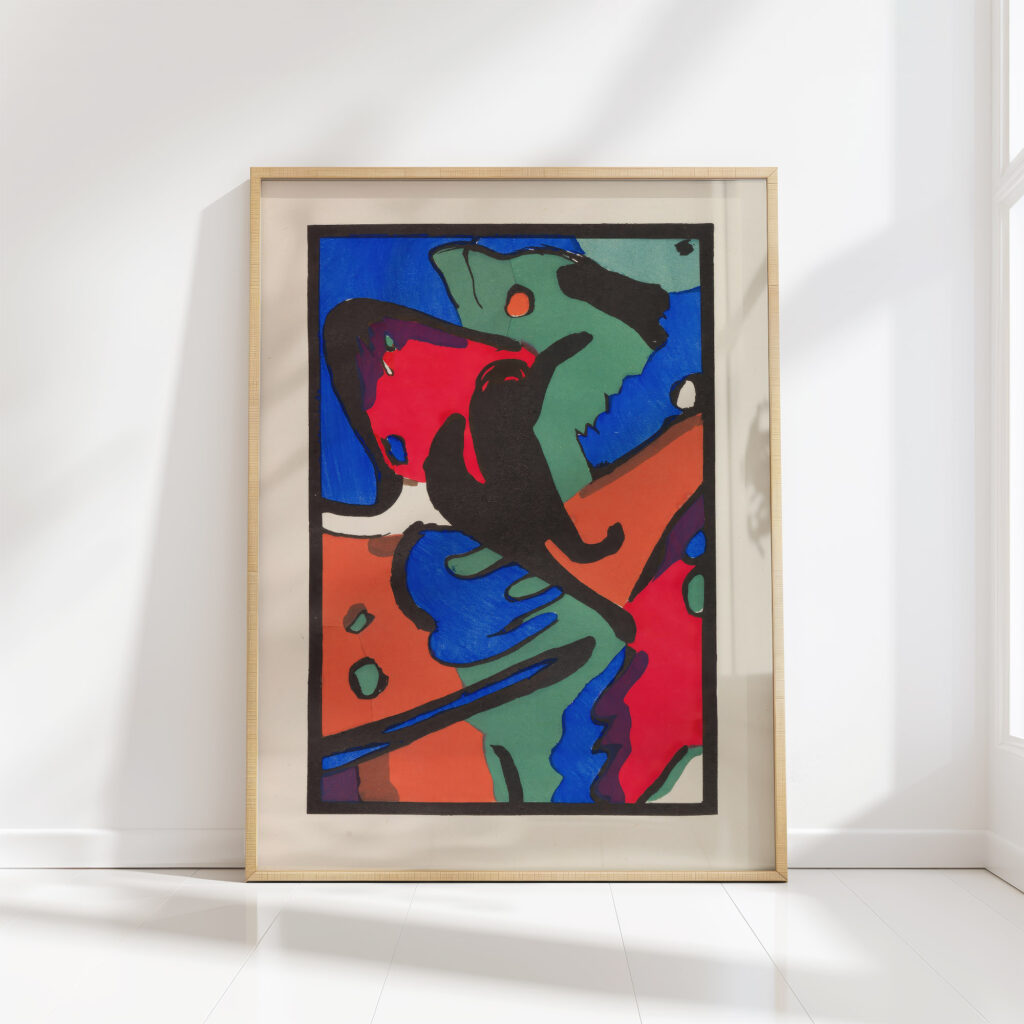 the blue rider 1 1912 wassily kandinsky high quality print
