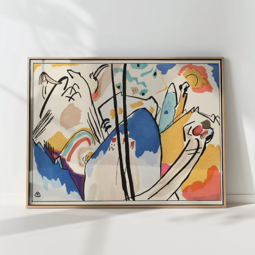 the blue rider 3 1914 wassily kandinsky high quality print