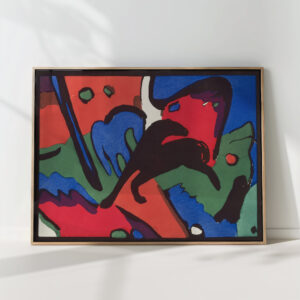 the blue rider the blue rider 1912 wassily kandinsky high quality print