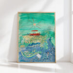 the blue train 1935 raoul dufy high quality print