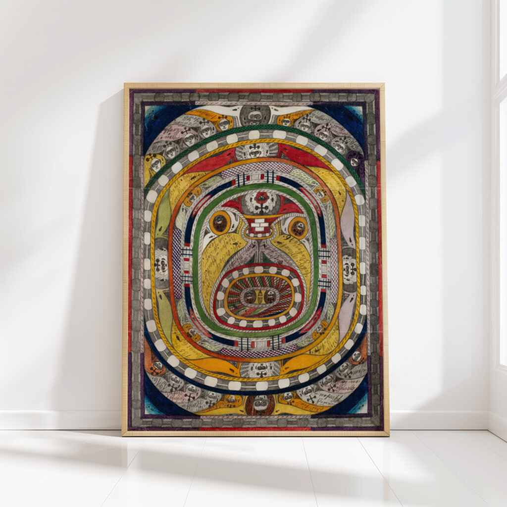 the bowl 1916 adolf wolfli high quality print